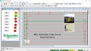 #01 Schneider Unity Pro XL basic functions