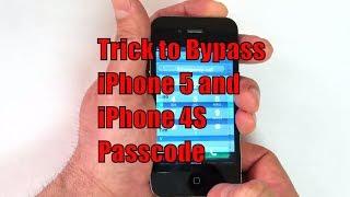 How to Bypass iPhone 5 and iPhone 4S Passcode