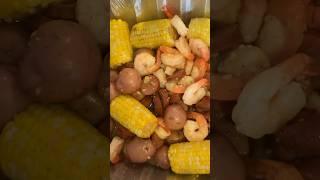 MUST TRY easy shrimp seafood boil #cooking #easyrecipe