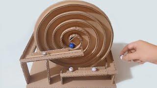 Circuito Race Espiral con Motor Paso a Paso | cardboard toy