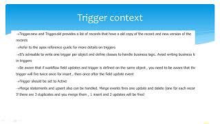 Salesforce Apex Triggers :Trigger context variables