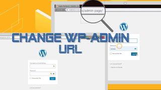 How To Change WP-Admin Url For Wordpress | WP-Admin Change