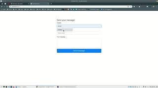 Simple contact form using PHP+MySQL and Bootstrap 4