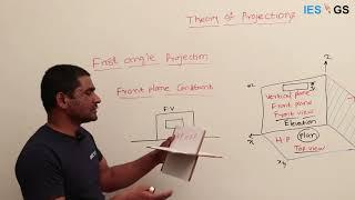 ESE GS || Engg Drawing || First Angle Projection