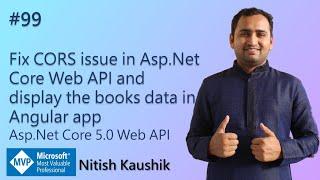 Fix CORS issue in ASP.NET Core Web API and display books data in Angular app | ASP.NET Core Web API