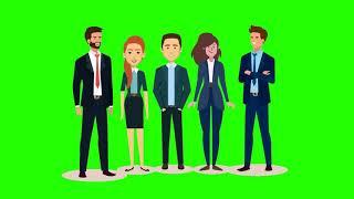 Office Team Animation - Green Screen | Animation Video | After Effect | Latest Video 2020