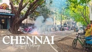 Chennai Diwali Morning | Alwarpet [4K]