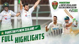 Full Highlights | Pakistan vs New Zealand | 1st Test Day 2 | PCB | MZ1L