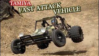 【ラジコン】TAMIYA FAST ATTACK VEHICLE アタックバギー の レストア が終わったので オンロード と オフロード を走ってみました️/オマケ もあるよ！