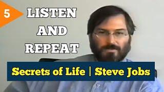 English LISTEN AND REPEAT practice | Boost your English | Steve Jobs