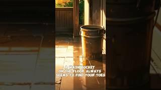 A wash bucket on the floor always seems to find ur toes  | Aesthetic anime #motivation #quotes