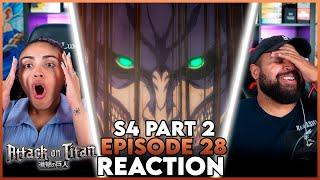 EREN HAS ARRIVED! | Attack On Titan Season 4 Episode 28 Reaction and Review