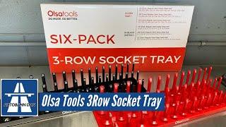 Olsa Tools 3 Row Socket Organizers