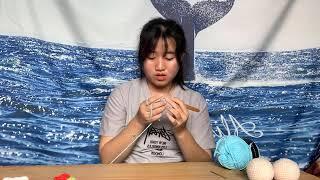 I will guide you how to knit beautifully, knit a duck with wool Part 1