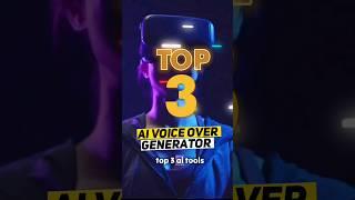 Top 3 free Ai voice-over generator / text to voice over #ai #shorts