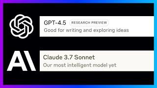 OpenAI's GPT 4.5 ChatGPT Compared to Anthropic Claude 3.7 Sonnet