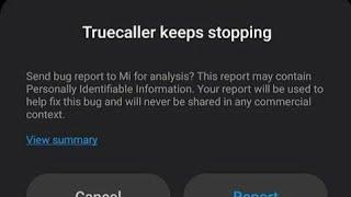 truecaller keeps stopping problem