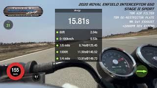 Quickest & Fastest Royal Enfield Interceptor 650 in India...GPS Verified