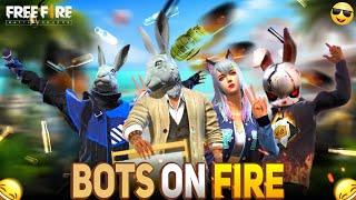 BOTS ON FIRE || SR OP Freefire Funny Video @SRMINT482