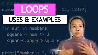 Loops: Use-cases and Examples | Python for Beginners Lesson 7 | Code with Kylie