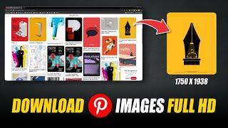 How to download images from Pinterest | Download full HD images | 2021