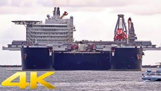 7+ HOURS RELAXING MARINE TRAFFIC AT ROTTERDAM PORT PART 2/2 - 4K SHIPSPOTTING ROTTERDAM 2023