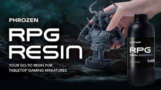 Phrozen RPG Resin - Your Go-To Resin for Tabletop Gaming Miniatures - Phrozen 3D Printer