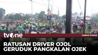 Driver Ojek Online Serang Basecamp Ojek Pangkalan | Kabar Utama tvOne