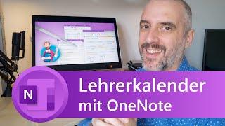 Digitaler Lehrerkalender mit OneNote: Vorteile, Anleitung, Vorlage von Malter365.de