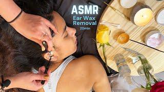 ASMR Professional Ear wax Cleaning| and Massage with abbey, 20 min long