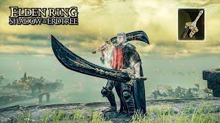 Elden Ring Shadow of the Erdtree - Greatsword of Radahn (Lord & Light) Weapon Moveset Showcase