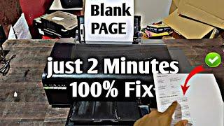 Epson L805 Printer Colour Missing Problem Solution|| Blank PAGE Printing