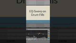 EQ Sweep on Drumfills #musicproductiontips #housemusicproducer #techhouse #producerlife