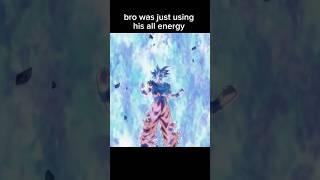 Kakarot using his all energy  {Goku creating a galaxy} (Lya funk) #trending #oozaru #goku #shorts