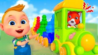 PussyCat - The Muffin Man - Train Song | Super Sumo Nursery Rhymes & Kids Songs