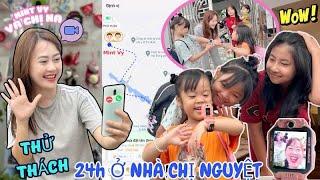 Em Mint Vy Và Chị Na Thử Thách 24h Ở Nhà Chị Nguyệt