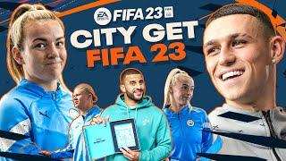 MAN CITY PLAYERS REACT TO FIFA 23 RATINGS! | Haaland, Walker, Kelly