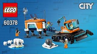 LEGO® City Arctic Explorer Truck and Mobile Lab (60378)[489 pcs] Step-by-Step Building Instructions