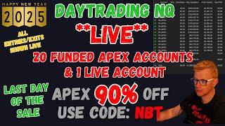 **LIVE** DAY TRADING - COPY TRADING 20 FUNDED ACCOUNTS and 1 LIVE ACCOUNT