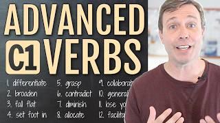 Advanced (C1) Verbs to Level Up Your Vocabulary