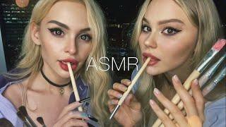 АСМР Рисуем картину ‍/ Кисточки / Звук ХОЛСТА/ ASMR Artists 