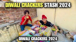 Diwali Crackers Stash 2024  | Diwali Ke Patake | Diwali Stash 2024 | Honey Lottey Vlogs