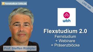 Das Flexstudium 2.0 der Wilhelm Büchner Hochschule | Live-Talk mit Prof. Steffen Rümpler (FB Design)