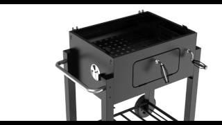 How to assemble Kingsford 24" Charcoal Grill step by step