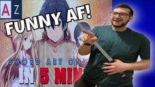 @gigguk  "Sword Art Online In 5 Minutes" | REACTION