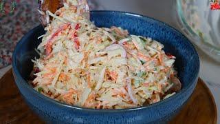 How to Make the Best Coleslaw Salad  | COLESLAW RECIPE