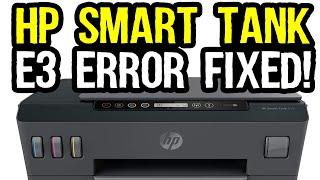 How to Fix HP Smart Tank 515 E3 Error?