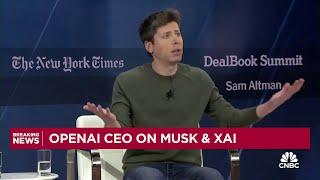 OpenAI's Sam Altman: Musk's xAI is a serious competitor