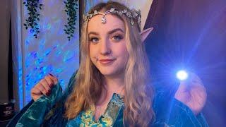 ASMR | Elf Evelyn Heals Your Mind ️ [Lights, Plucking & Positive Affirmations]