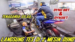 TES DYNOZX25R BORE UP 300CC TEMBUS 100HP GAK YA??